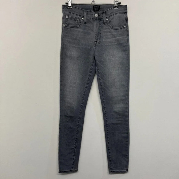 J. Crew High Rise Skinny Jeans Gray 25 - Picture 1 of 7